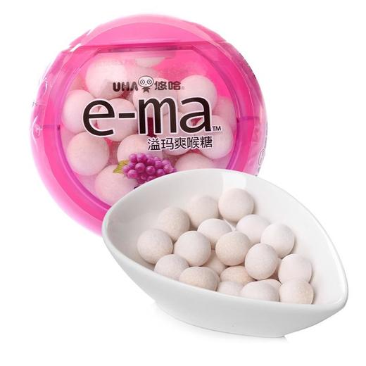 悠哈溢玛葡萄味爽喉糖33g 329024 商品图0