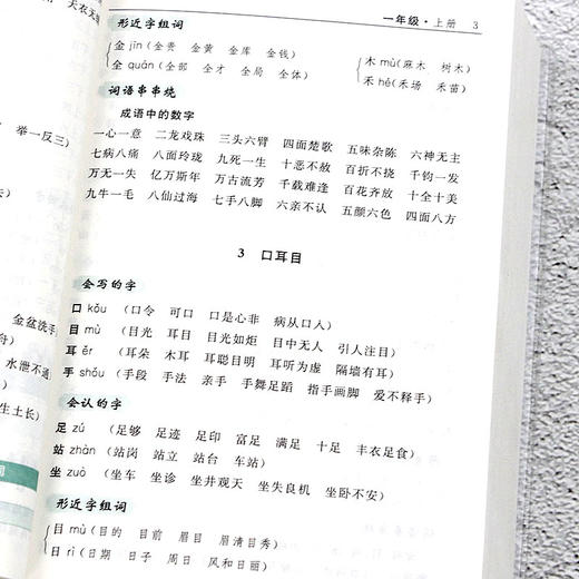 小学语文词语手册统编部编人教版123456一二三四五六年级上下册适用小学生课本教材同步多功能生字词典搭配运用组词造句工具书 商品图3