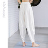 FM11931JD【男女同款】凡圣瑜伽禅意裤夏季薄款宽松束脚裤子垂感灯笼休闲裤 商品缩略图11