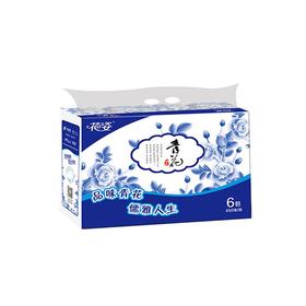 花姿（青花醇品）抽取式面纸450张3层 6包装