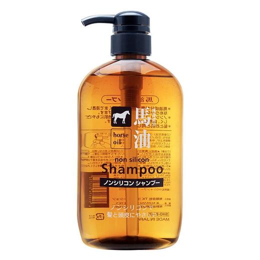 熊野无色素无硅纯天然弱酸性马油洗发水600ml 012752 商品图0