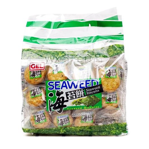 香港进口GEL海苔饼干400g 办公室早餐代餐酥脆休闲零食饼干小吃 商品图0