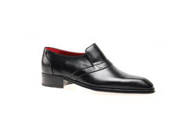 豪麟名鞋ARTIOLI男鞋牛皮革皮鞋ARG6S204P黑色