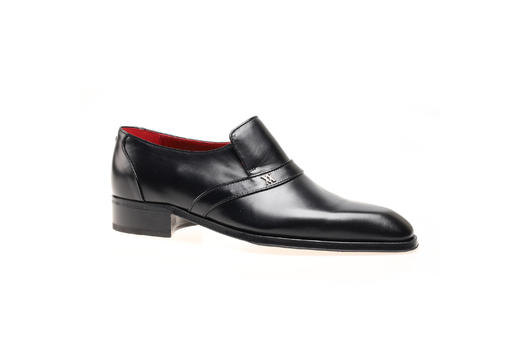 豪麟名鞋ARTIOLI男鞋牛皮革皮鞋ARG6S204P黑色 商品图0