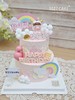 1027CAKE | 双层 周岁蛋糕 缤纷 牛牛 商品缩略图0
