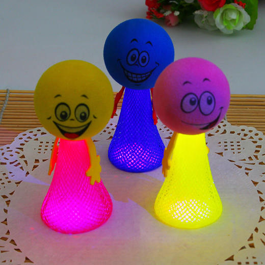 抖音同款发光弹跳小人玩具跳一跳娃娃精灵玩具夜市地摊小玩具 商品图8