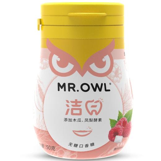 韩国猫头鹰先生/MR.OWL口腔Plus无糖口香糖青柠50g 商品图2