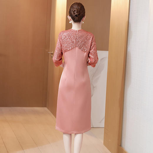 高贵礼服，新款喜婆婆婚礼改良旗袍婚宴装妈妈装连衣裙LC-2271 商品图6