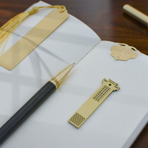 羽诗制造出品 风月逢知己套装笔记本签字笔书签U盘文创礼盒 商品图1