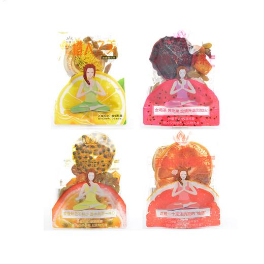 (散)花的瑜伽菊花 西柚 百香果花茶 商品图0