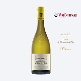 麓美庄园 杰出夏布利白葡萄酒 2020CHABLIS J. Moreau & Fils Gloire de Chablis 2020