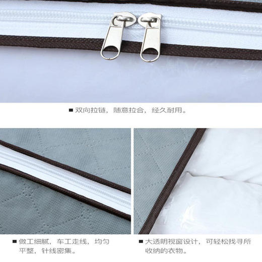 「防尘防潮！大容量两个装」被子收纳袋手提加厚无纺布收纳整理袋衣物防潮搬家打包袋棉被袋 商品图2