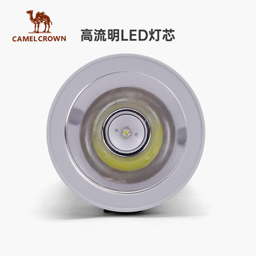 户外露营多功能照明LED手电筒可充电便携宿舍台灯两用长续航应急 1J32350507 商品图2