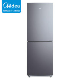 ZM | Midea/美的 冰箱186升两门电冰箱双系统风冷无霜 铂金净味 智能控温 双开门小型家用租房优选 BCD-186WMA 榭湖银【普通快递】