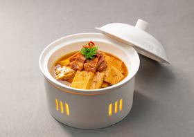 得撒豆腐烧土猪肉(份)