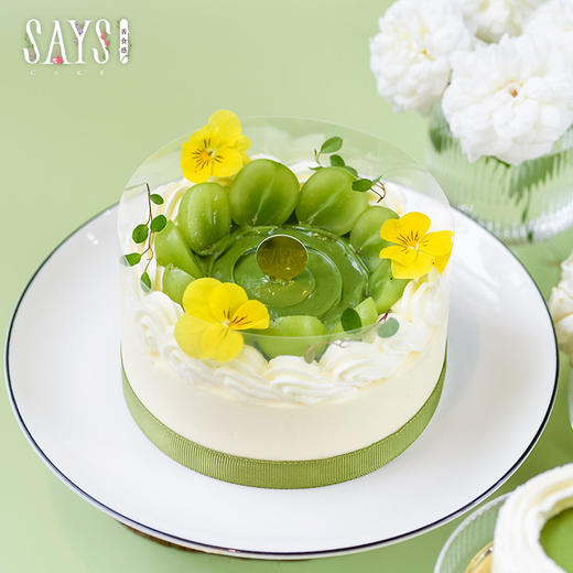 阳光青提雪糕慕斯 Shine Muscat Matcha Mousse 商品图0