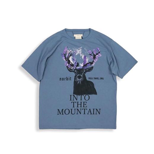 norbit Back Seam Print T-Shirts Nowartt 牡鹿印花户外主题T恤 商品图1