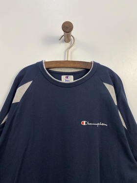 90年代 Vintage 厚款 
Champion 冠军 短袖T恤 _SST(L)