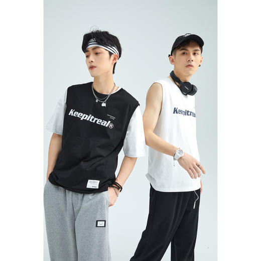 【断码清仓】HX 夏季圆领背心S109220026101/02 商品图1