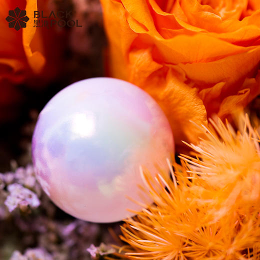 （限深圳福田）【狮子座·永生守护花（高25cm）】愿星河长明，星途璀璨。橙色永生花玫瑰/绣球/蓬莱松/水晶草/太阳/白色球 商品图3