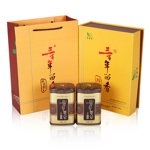 三百年留香菊花茶桐乡胎菊新花正宗杭白菊胎菊王泡茶送人礼盒装60g*2罐 商品图3