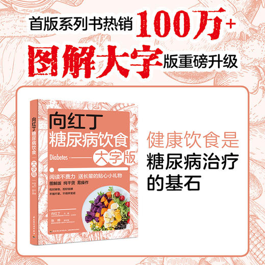 向红丁糖尿病饮食大字版 商品图1