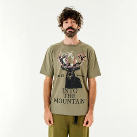 norbit Back Seam Print T-Shirts Nowartt 牡鹿印花户外主题T恤