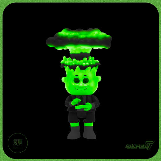 Super7 垃圾桶小子 GPK 夜光版 Adam Bomb挂卡 商品图4