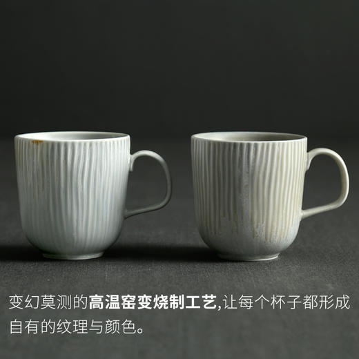 DXC创意高颜值办公室喝水杯 2022新款有设计感复古陶瓷马克杯家用 商品图3