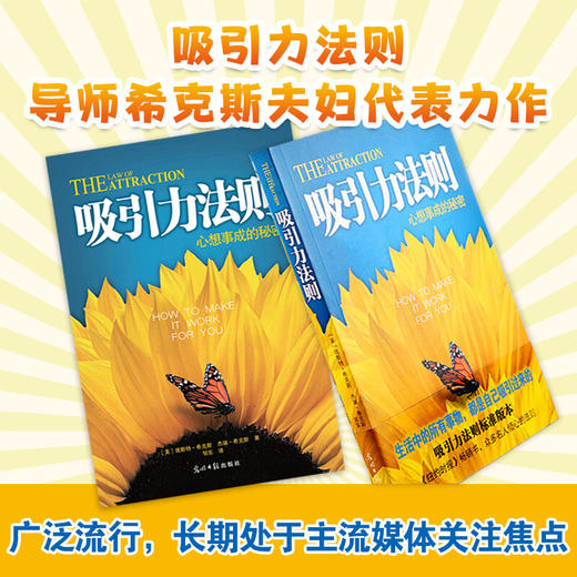 吸引力法则 心想事成的秘密 埃斯特希克斯 激发无限潜能增强个人魅力 自我实现青春励志职场人际交往书籍 商品图1
