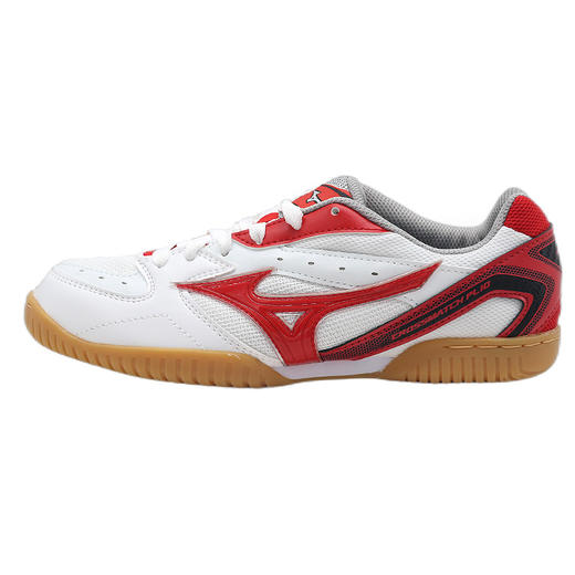 美津浓Mizuno 81GA183062 专业乒乓球运动鞋 白/中国红 商品图2