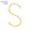 足金手链女光珠磨砂款黄金手链个性百搭手饰送女友【按克计价黄金1】MEMORA诗普琳GBE00401（线上专供） 商品缩略图1