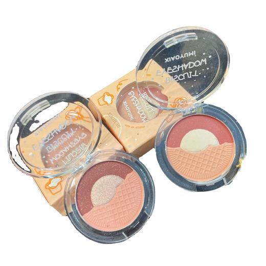 「看的见的颜值」烘焙巧克力三色夹心饼干眼影盘哑光珠光亮晶晶美妆 商品图4