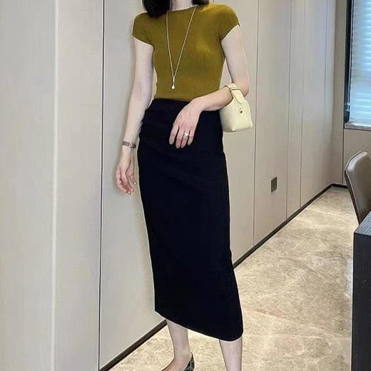 CSFS新款轻熟风气质修身上衣半身裙两件套 商品图3
