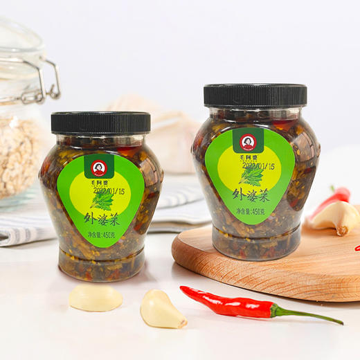 毛阿婆外婆菜450g/瓶 商品图0