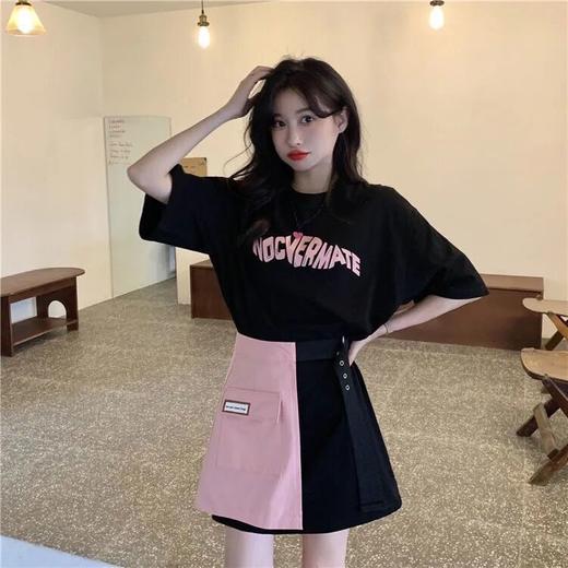 （清仓现货）【社群供G】2022新款甜酷套装可甜可盐T恤两件套涤纶 商品图3