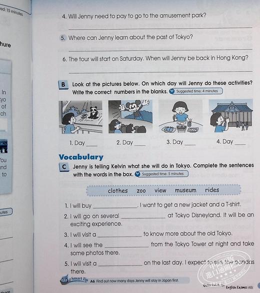 【中商原版】香港原版Quick Drills for English Exams 4B含答案小学英语练习 商品图6