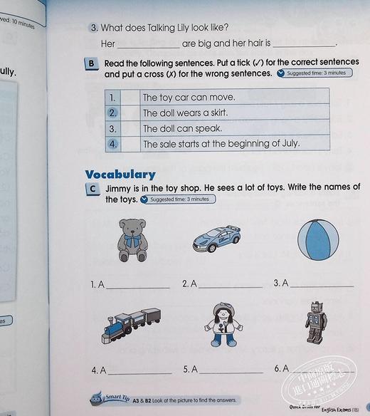 【中商原版】香港原版Quick Drills for English Exams 1B含答案小学英语练习 商品图6