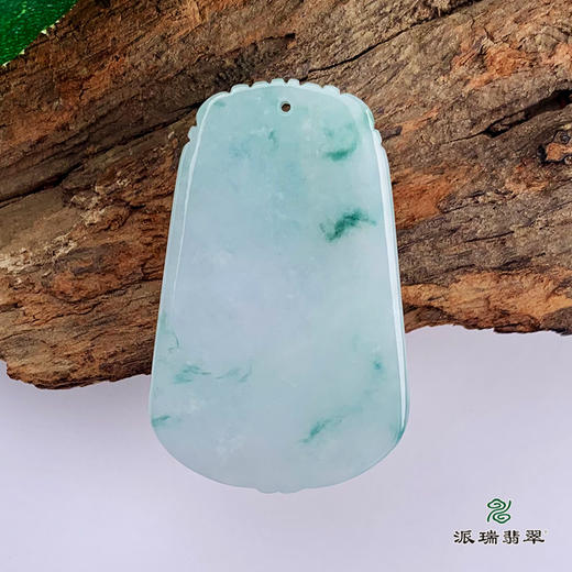 派瑞翡翠 翡翠挂件 糯种 飘花 商品图4