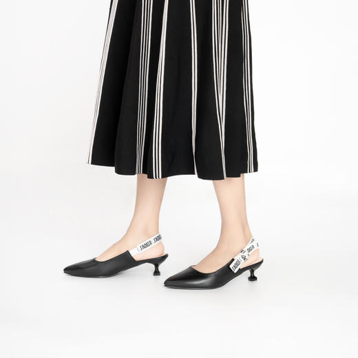 【REREJOY】 半包粗跟飞织王妃鞋 QC6381（年后72小时发货） 商品图9