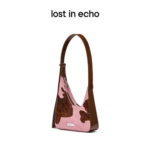 [断码]lost in echo 2022年新款不对称设计奶牛纹小号腋下月牙包手提女 商品图1