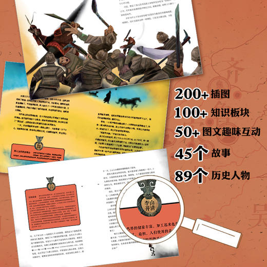 蒙童春秋史（全5册）6岁+ 200多个插图+100多个知识板块+图文趣味互动+45个故事+89个历史人物 商品图4