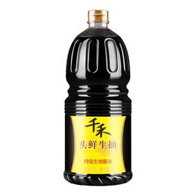 千禾 头鲜生抽 酱油 1.8L/瓶