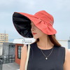 蝴蝶印花黑胶空顶帽，夏季防晒遮阳帽大尚防紫外线太阳帽 QM-YT00279 商品缩略图3