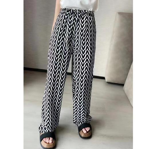 【YW】无忧购夏日新款冰爽高腰垂坠感抖抖印花凉凉裤(7.20号截单后3-7天发货） 商品图2