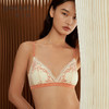 金三塔桑蚕丝内里 时尚蕾丝女士无钢圈舒适薄款文胸内衣  NZFCC304 商品缩略图1
