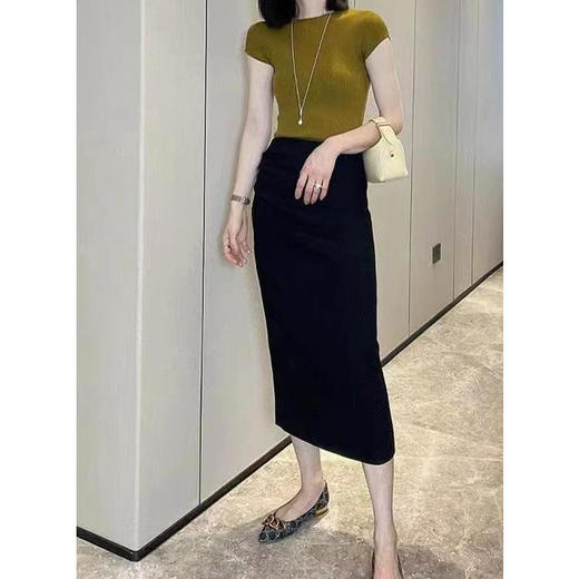 CSFS新款轻熟风气质修身上衣半身裙两件套 商品图4