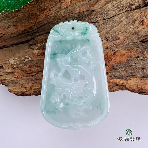 派瑞翡翠 翡翠挂件 糯种 飘花 商品图1