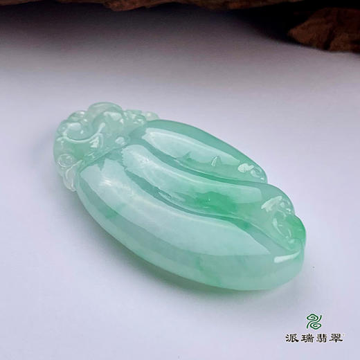 派瑞翡翠 翡翠挂件 糯种 飘花 商品图4