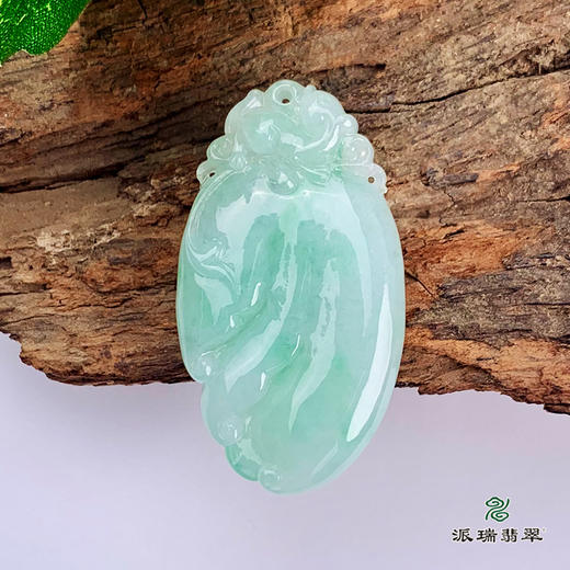 派瑞翡翠 翡翠挂件 糯种 飘花 商品图1